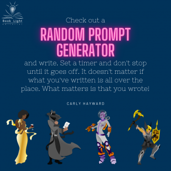 Check out a random prompt generator and write. Set a timer and don't stop until it goes off. It doesn't matter if what you've ritten is all over the place. What matters is that you wrote!